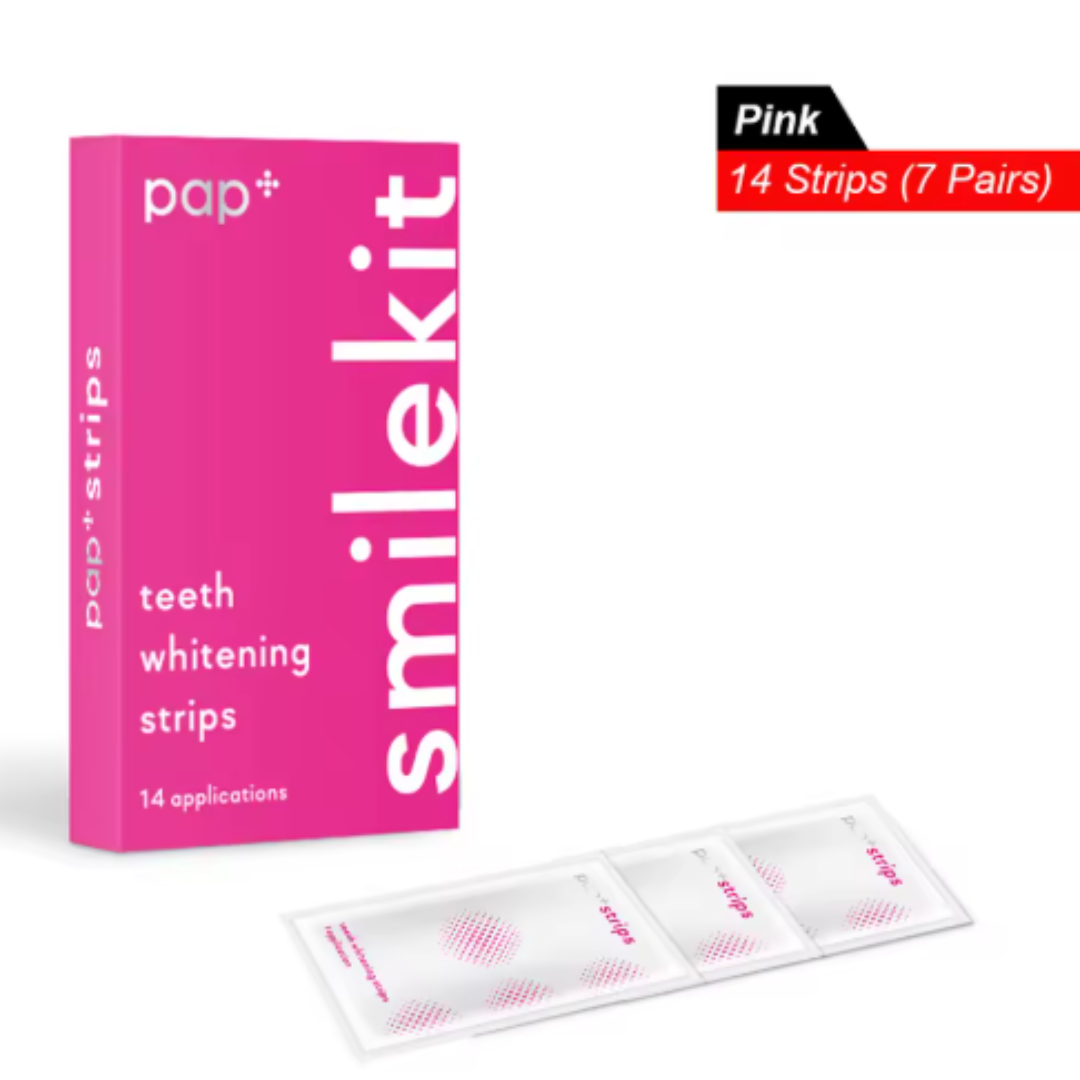 PAP + teethwhitening strips